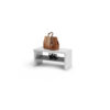 Panca ingresso bianco lucido antracite ATRIUM 80x50x40 - immagine 5