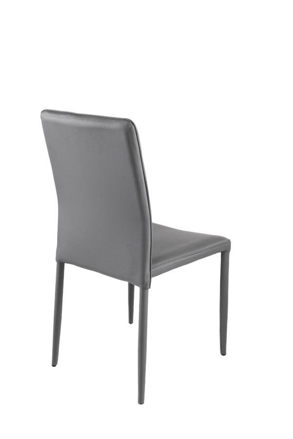 Sedia grigio scuro MESSINA H90 - immagine 3